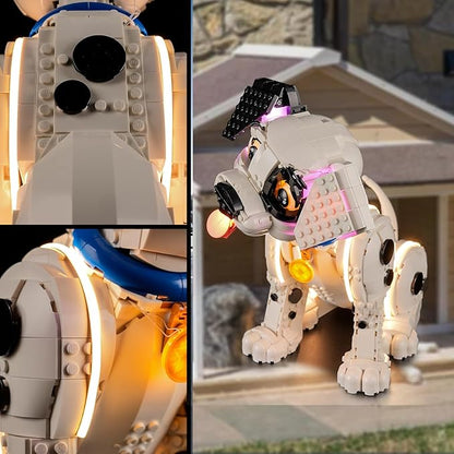 Vaodest Led Light for Lego 43269 101 Dalmatians Puppy ModelDesign and Configuration Compatible with Model 43269(Led Light Only Not Building Block Kit)