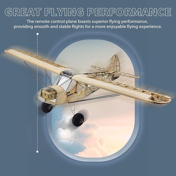 Dancing Wings Hobby S38 Savage Bobber 1000mm Wingspan Balsa Wood Airplane KIT/KIT+Power Combo - KIT Black