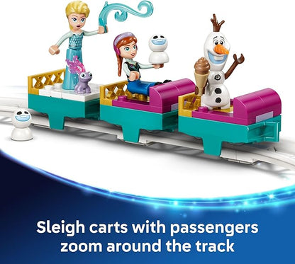 LEGO Disney Frozen Elsa’s Ice Castle &amp Snow Ride Adventure Building Toy - Frozen Toys for Girls &amp Boys Ages 4+ - Disney Gift for Kids - 43281