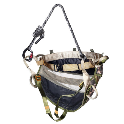 NatureBlend Tree Saddle, The Gen 2 Hunting Saddle, Ultra Large Comfortable Seat, Lightweight Tree Stands Accessories, Adjustable Tree Climbing Saddle, Essential Saddle Hunting Gear, Includes Bridge