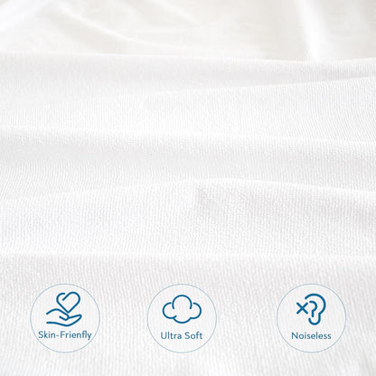 Skiennix Full Size Mattress Protector - Waterproof, Super Soft & Breathable, 14" Deep, Machine Washable