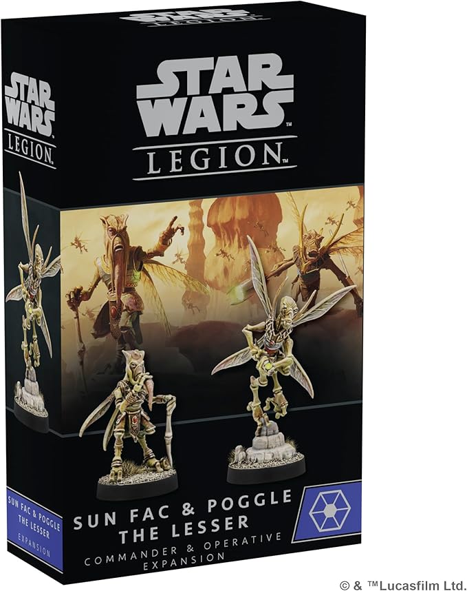 Star Wars: Legion Sun Fac &amp Poogle the Lesser OPERATIVE &amp COMMANDER EXPANSION - Tabletop Miniatures Strategy Game for Kids &amp Adults Ages 14+ 2 Players 3 Hour Playtime Made by Atomic Ma