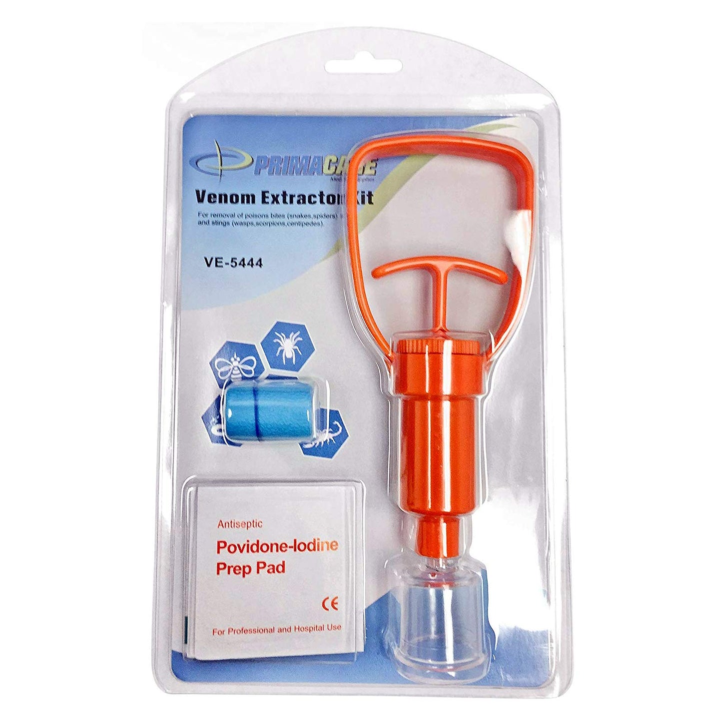Primacare CSVE-5444 Strong Suction Venom Extractor Kit (Pack of 100)