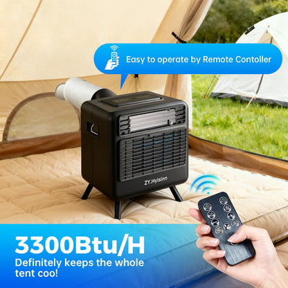 Portable Air Conditioner,3300BTU Tent Air Conditioner, Air Portable AC for Camping, Van Life, Tent, Outdoor