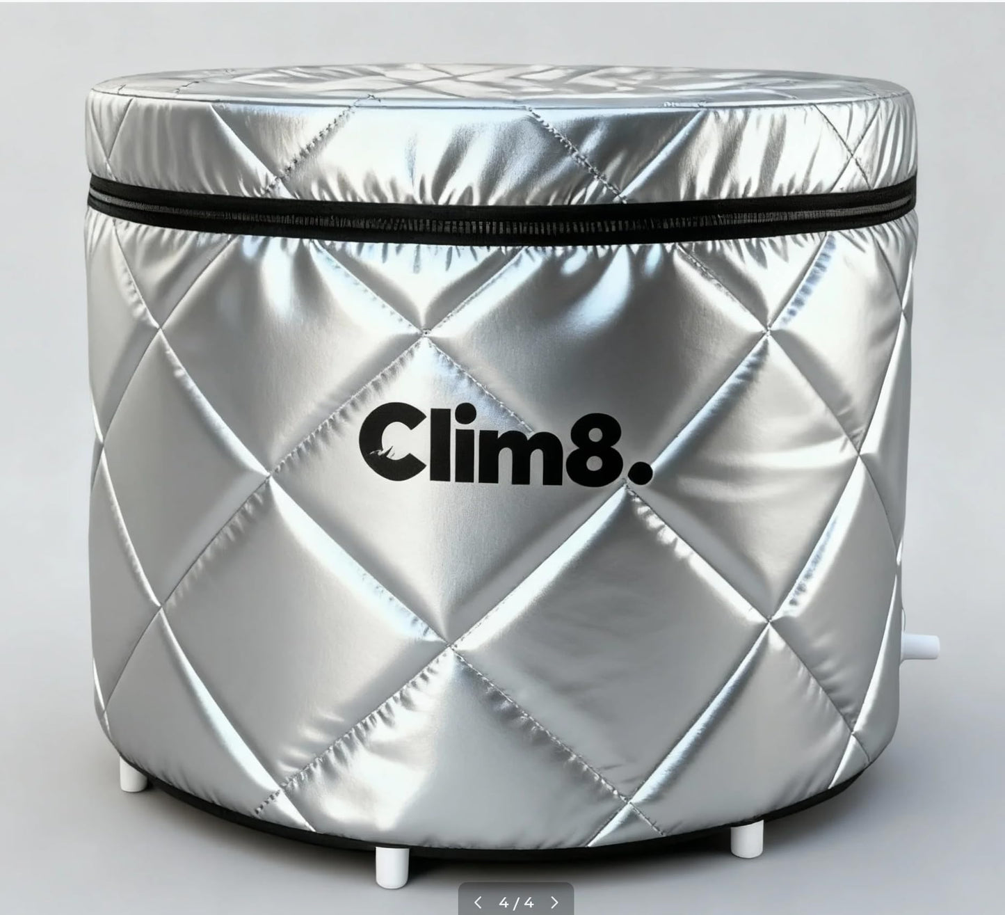 Clim8 Insulated Cold Plunge Tub for Athletes,Fitness and Wim Hom Enthusiasts, Portable Ice Bath at Home for Indoor & Outdoor Use With Drainage Hose & Protective Cover,116Gal, Chiller Compatible