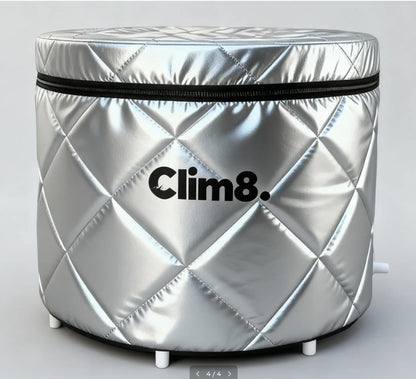 Clim8 Insulated Cold Plunge Tub for Athletes,Fitness and Wim Hom Enthusiasts, Portable Ice Bath at Home for Indoor & Outdoor Use With Drainage Hose & Protective Cover,116Gal, Chiller Compatible