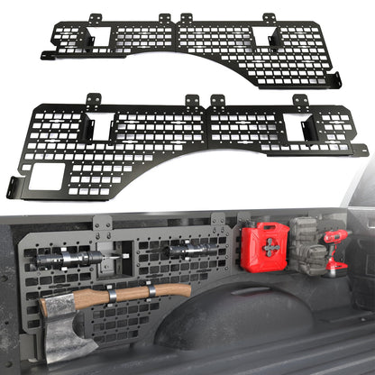 Trumgeta Side Bed MOLLE Panel Fit for 5.5 Feet Ford F150 2015-2020 & 2021-2026 Truck Storage Organizer System