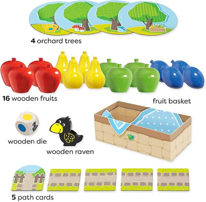 HABA My Very First Games - First Orchard Toddler Game - My First Orchard Game Cooperative Toddler Board Games for 2 Year Olds - Made in Germany
