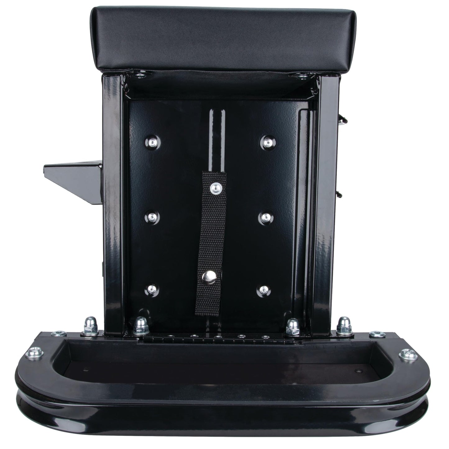 Performance Tool W85025 3-Drawer Rolling Tool Chest Seat With Magnetic Side Trays, Black