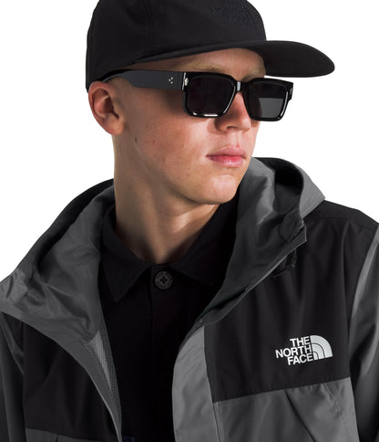 The North Face Men's Antora Jacket (Standard & Big Size) - Waterproof & Windproof Rain Coat, Secure Zip Hand Pockets, Smoked Pearl/TNF Black-NPF, Medium