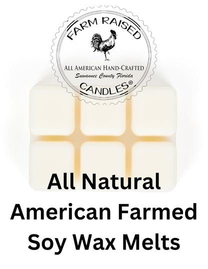 Farm Raised Candles White Tea & Sage Soy Wax Melts 3 Pack – Fresh from the Farm Scented Wax Cubes for Wax Warmers – Clean Resort Spa Fragrance – Made in USA