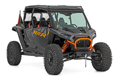 Rough Country Winch Mount with RS4500S Winch for Polaris RZR XP 1000 - Bolt-On Mounting Plate with 4500 LB Synthetic Rope Winch
