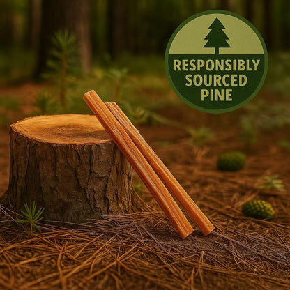 Greenes Fence Fatwood Fire Starter – 50 lb Box – 100% Natural Resin Pine Kindling – Chemical-Free All-Weather for Fireplaces, Campfires, Wood Stoves & Grills