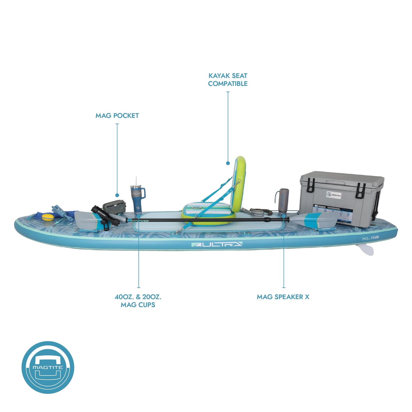 Cruiser Ultra™ 3.0 Inflatable Paddle Board 10'6" – Ultra Stable Low-Drag SUP with Electric Pump, Backpack & Paddle, Lightweight Compact iSUP for Beginners & Casual Paddling - Breeze