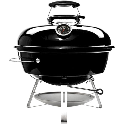 SnS Grills Slow ‘N Sear Travel Kettle, 2-Zone Cook Charcoal Basket and Easy Spin 18” Grate - Portable Charcoal Grill for BBQ Cooking - Travel Kettle 18”