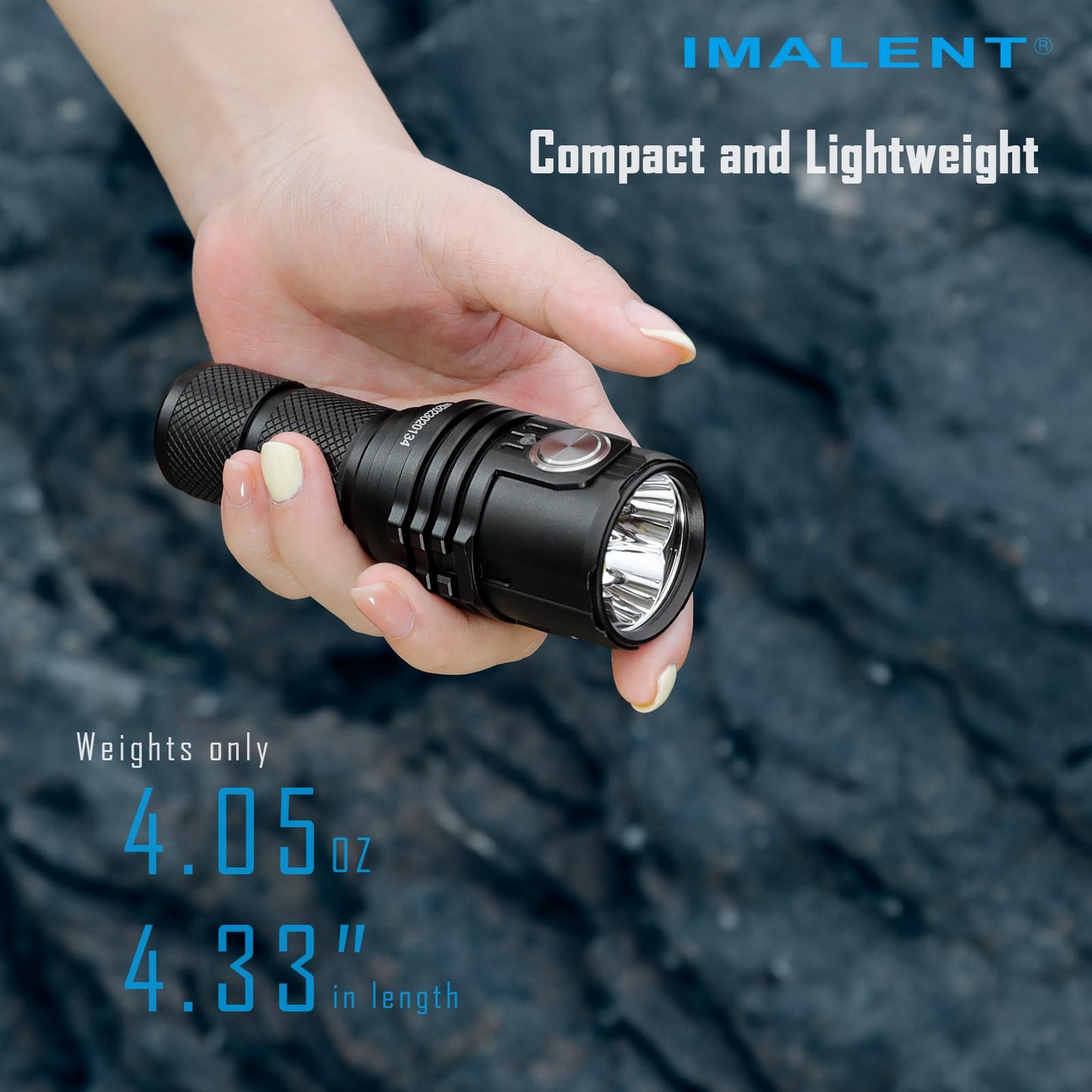 IMALENT MS03 Rechargeable EDC Flashlight, Compact 13000 Lumens LED Flashlight with USB-C Charging, High Output Pocket Flashlight for Outdoor Camping Emergency and Everyday Carry (Warm Light)