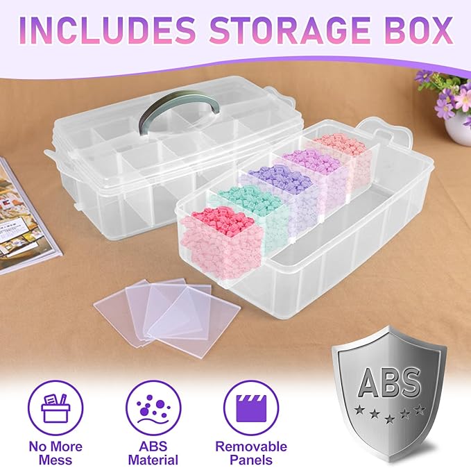 Bear Building Blocks with Organizer Bins (4500PCS) Fluorescent Bricks &amp Stroage Drawer Gift for Adults &amp Kids Ideal for Home &amp Office Decor QR Code User Manual 8886
