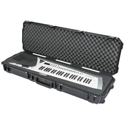 SKB iSeries Roland AX Edge Keytar Hard Case, Waterproof Polypropylene Shell with Foam Interior, TSA Latches and Wheels for Travel Protection
