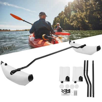 Kayak Outrigger Stabilizer , Portable PVC Higher Stability Kayak Outrigger Kit , Three Colours to Choose Inflatable Kayak Stabilizer , Easy to Install , for Floating Balancing Boat