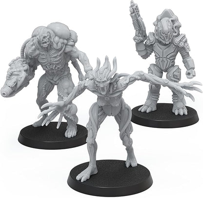 Mass Effect Priority Threats Beta Resin Collectors Miniature Set - Upgrade Your Game with Tabletop Miniatures! Ages 14+ 1-4 Players 45-90 Min Playtime Made by Modiphius Entertainment