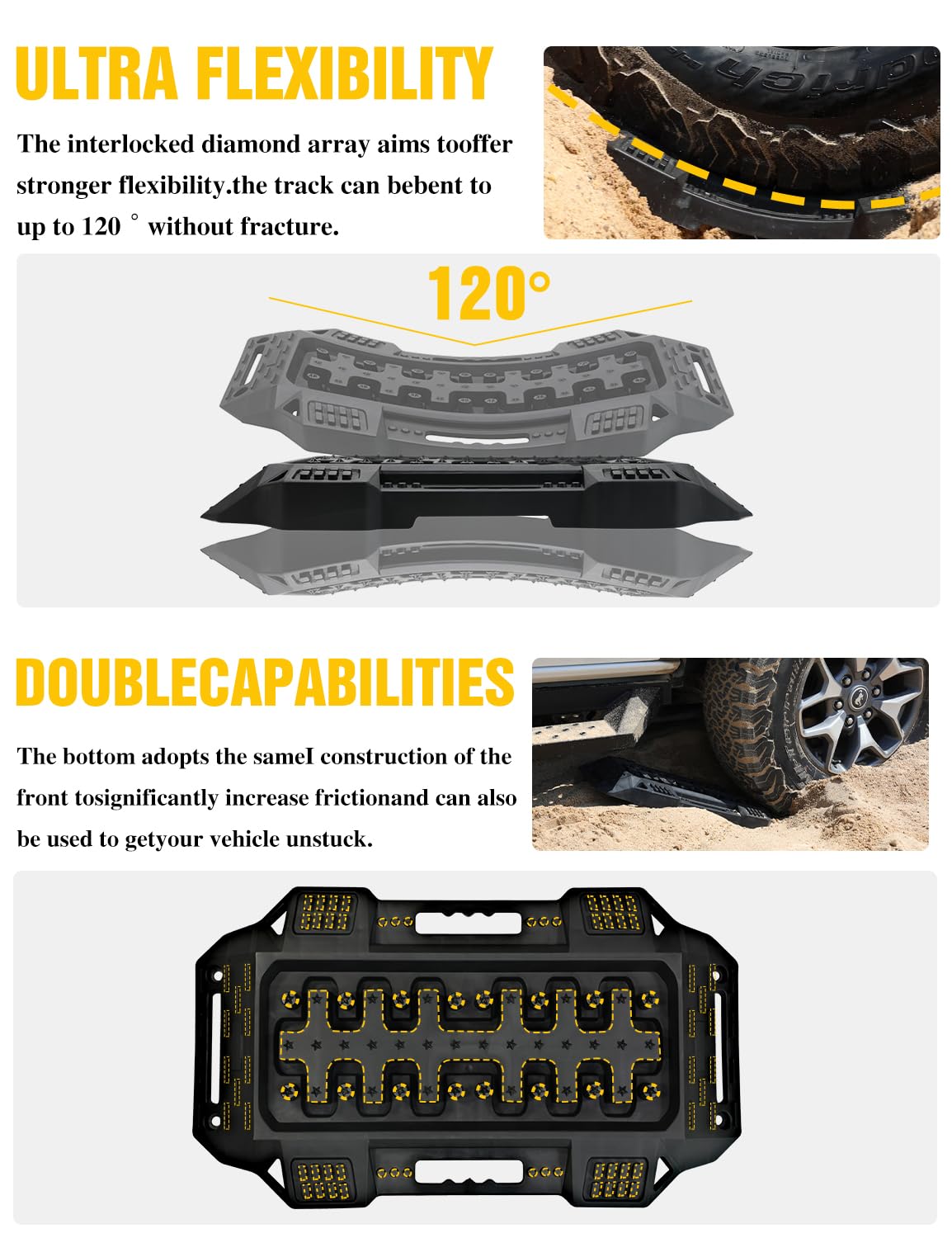 JROAD Bronco Rear Spare Tire Delete Frame w/Recovery Boards for Bronco 2021+ Accessories|Integrates Backup Camera Hole,Brake Light Bracket,Rear License Plate,Tailgate Vent Cover,DIY Shelf Board