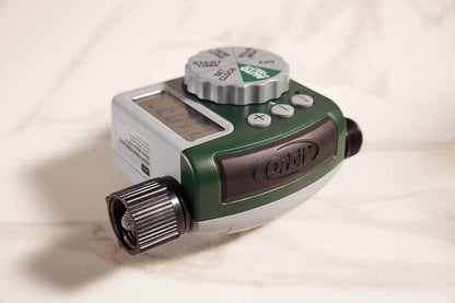 Orbit Programmable Digital Hose Watering Timer - Battery Powered with LCD Screen | 1 Outlet, Rain Delay Feature