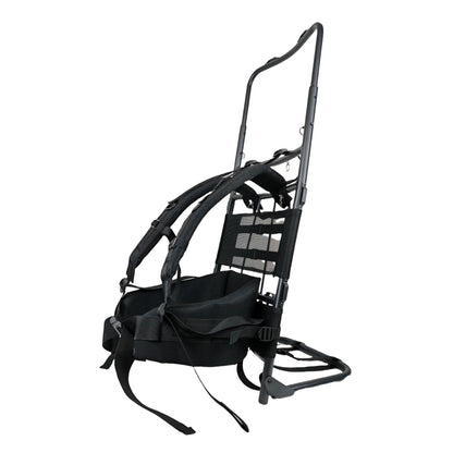 ZRSCHYG Hunting External Pack Frame with Rain Cover, Adjustable Straps, External Frame Backpack for Heavy Loads - Hunting, Backpacking, Tactical Use, (black)