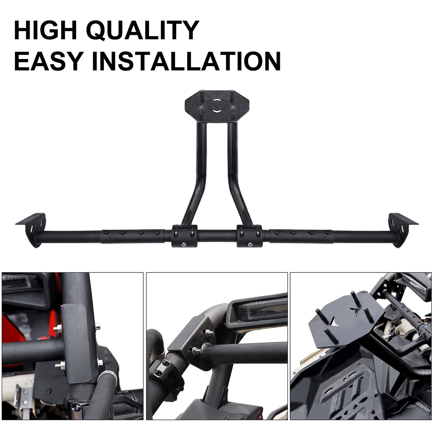 SAUTVS Heavy Duty Spare Tire Mount Rack Holder for Can-Am Maverick X3, Fits Up to 32" Tire Steel Powder Coated Spare Tire Carrier Holder for Can Am Maverick X3 Max Turbo RR 2017-2025 Accessories