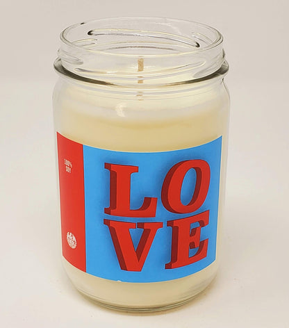 Valentine's Day Candle - I Love You Gift - All Natural Premium Soy Candle - 12oz Jar (Love Spell)