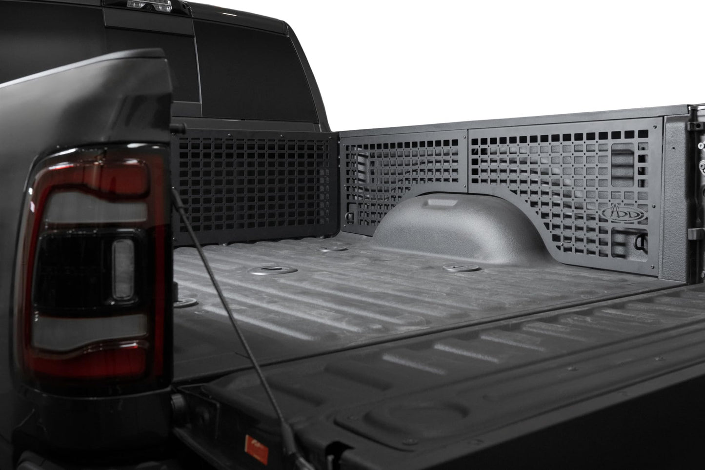 ADD Offroad Bed Side Molle Panels for 2019-2024 Ram HD 2500/3500 | Mounts Tools, Off-Road Supplies, & Recovery Gear | Rigid Fitment | Driver & Passenger Side Variations | Made in The USA (Passenger)