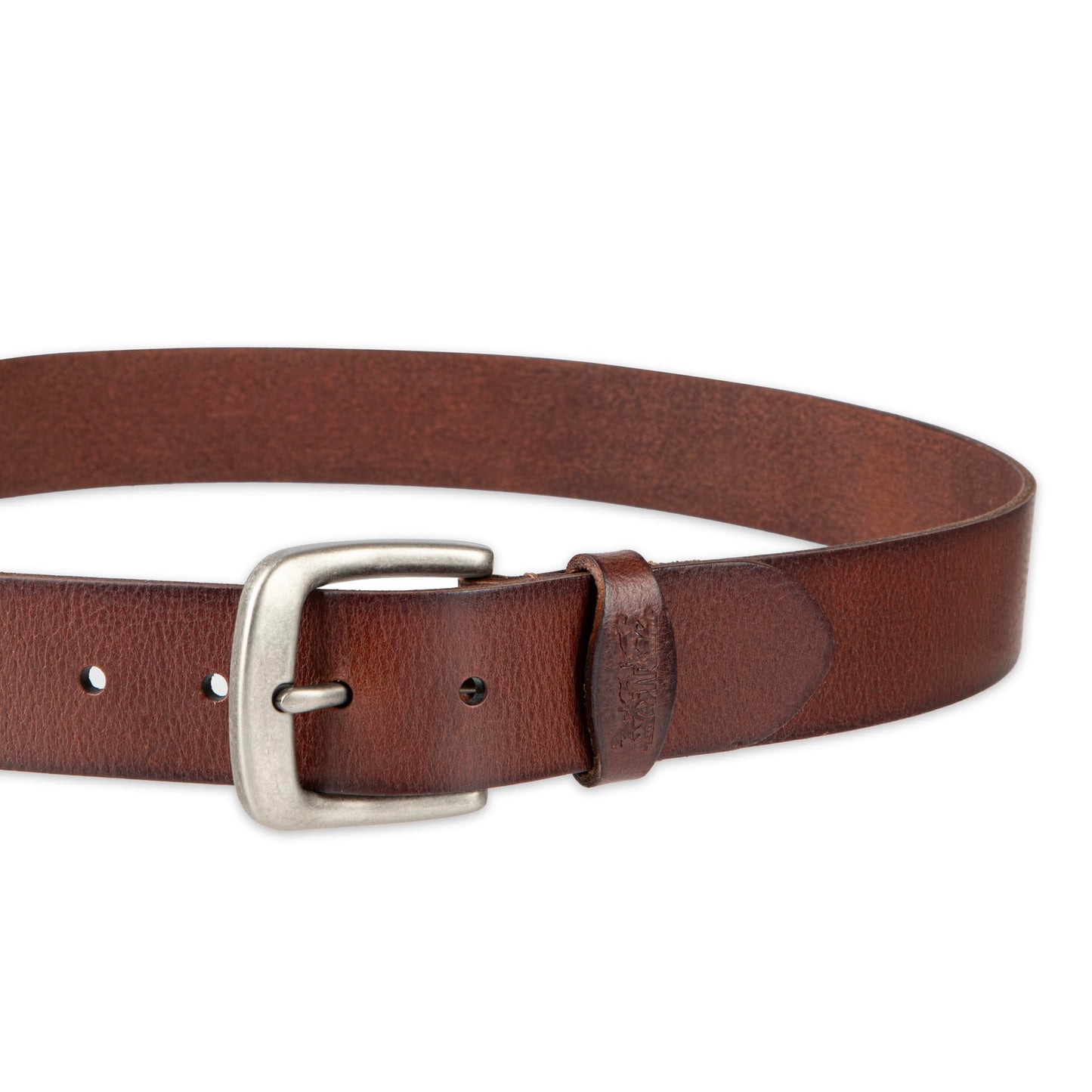 Levi's Men's Casual Leather Belt, Tan Burnish, Large (38-40)