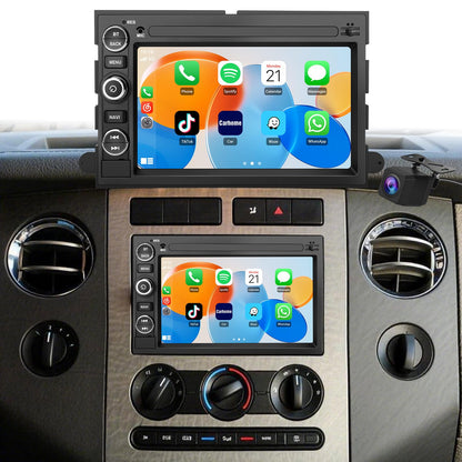 Doreon (2GB+64GB) Car Stereo for Ford F150/F250/F350 (2004-2014), 7" Android Radio 15 with Wireless CarPlay Android Auto WiFi DSP GPS Bluetooth FM AM SWC Backup Camera