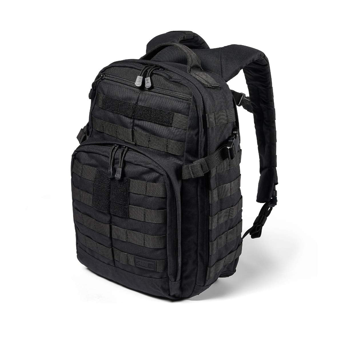5.11 Tactical Backpack – Rush 12 2.0 – Military Molle Pack, CCW with Multiple Compartments, 24 Liter, Small, Style 56561, Black