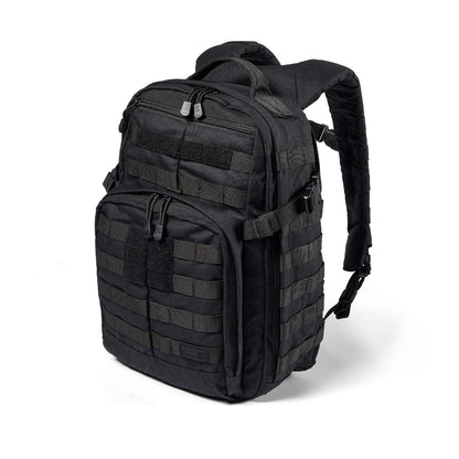 5.11 Tactical Backpack – Rush 12 2.0 – Military Molle Pack, CCW with Multiple Compartments, 24 Liter, Small, Style 56561, Black