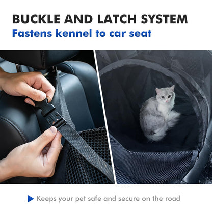 stryfull Pet Tube Soft Sied Dog Carries,Extra Long Cat Tunnel for Cars, Outsidet Enclosures Playpen Tunnel Catio for Long Distance Travel Road Trip