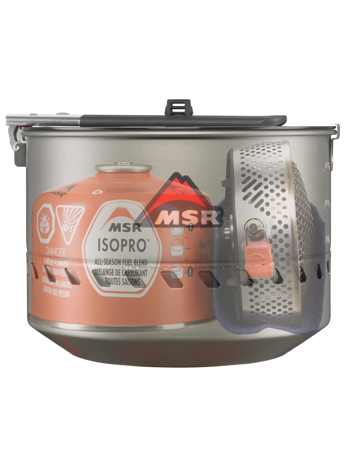 MSR Reactor Windproof Camping and Backpacking Stove System, 2.5L, 2024 Version