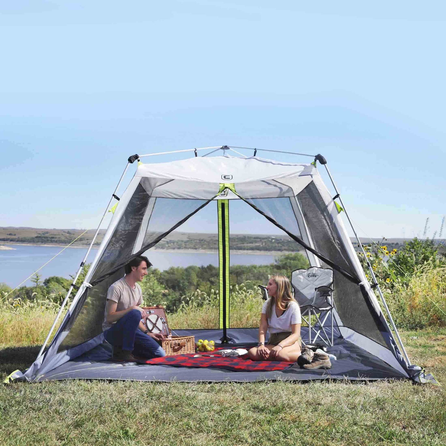 CORE 10'x10' Instant Screen House with Footprint and Tent Kit