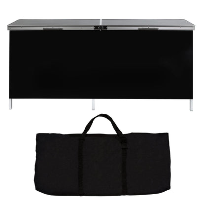 Trademark Innovations Portable Black Bar Table