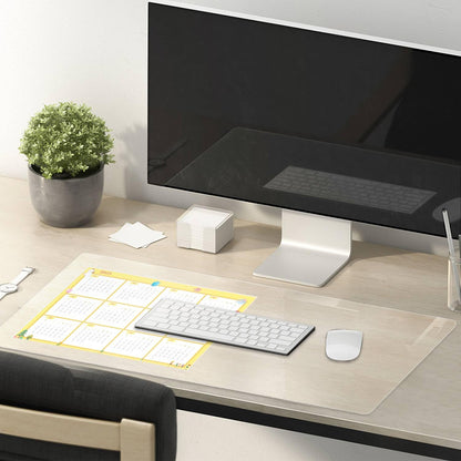 Eisdroma 18 x 72 Inch Clear Table Cover Protector, 2mm Thick Clear Desk Mat, Plastic Table Cover, Vinyl Table Protector, Desk Mats on Top of Desks