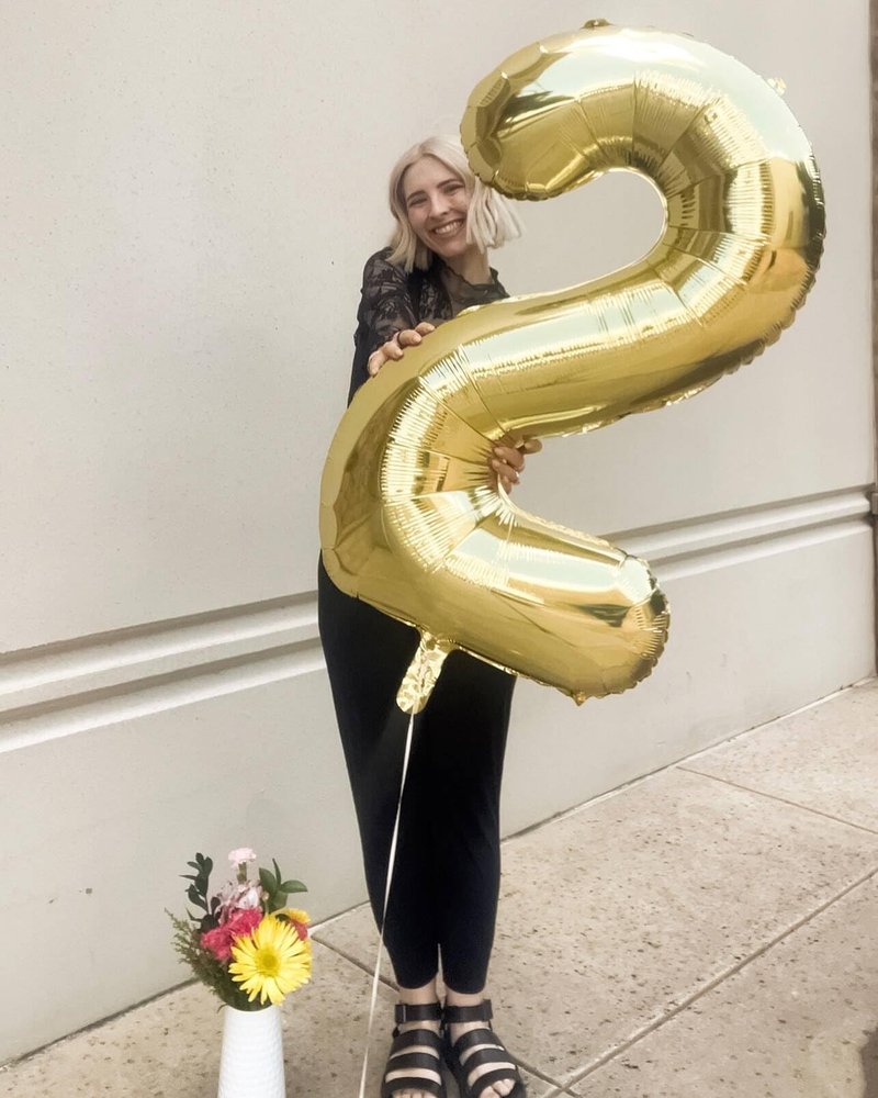 Light Gold Number 6 Balloon 40 Inch, 6th Birthday Party Decorations for Children, Giant 6 Foil Balloon for Party Supplies