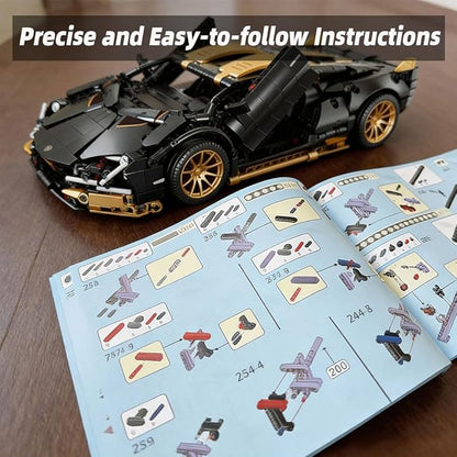 Toy Building SetCar Building KitModel car Kits Gifts for Boys 8-12AdultsTeens and Children