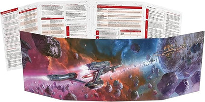 Modiphius Entertainment: Star Trek Adventures: Second Eidtion - Game Toolkit - GM Screen Booklet Map &amp Reference Sheets Tabletop RPG Accessory