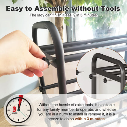 KANAV 2-Tier Expandable Shoe Rack - Adjustable Organizer for Small Spaces | Durable Storage for Entryway & Bedroom