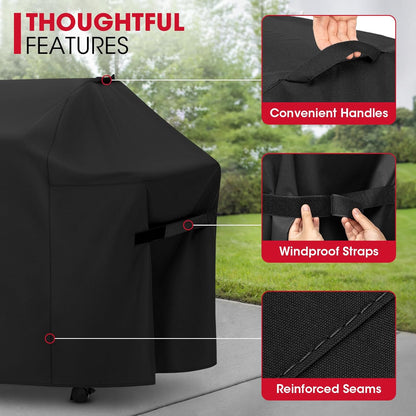Unicook Grill Cover - Heavy Duty Waterproof BBQ Protector for Weber Summit 600 Series | Fade Resistant