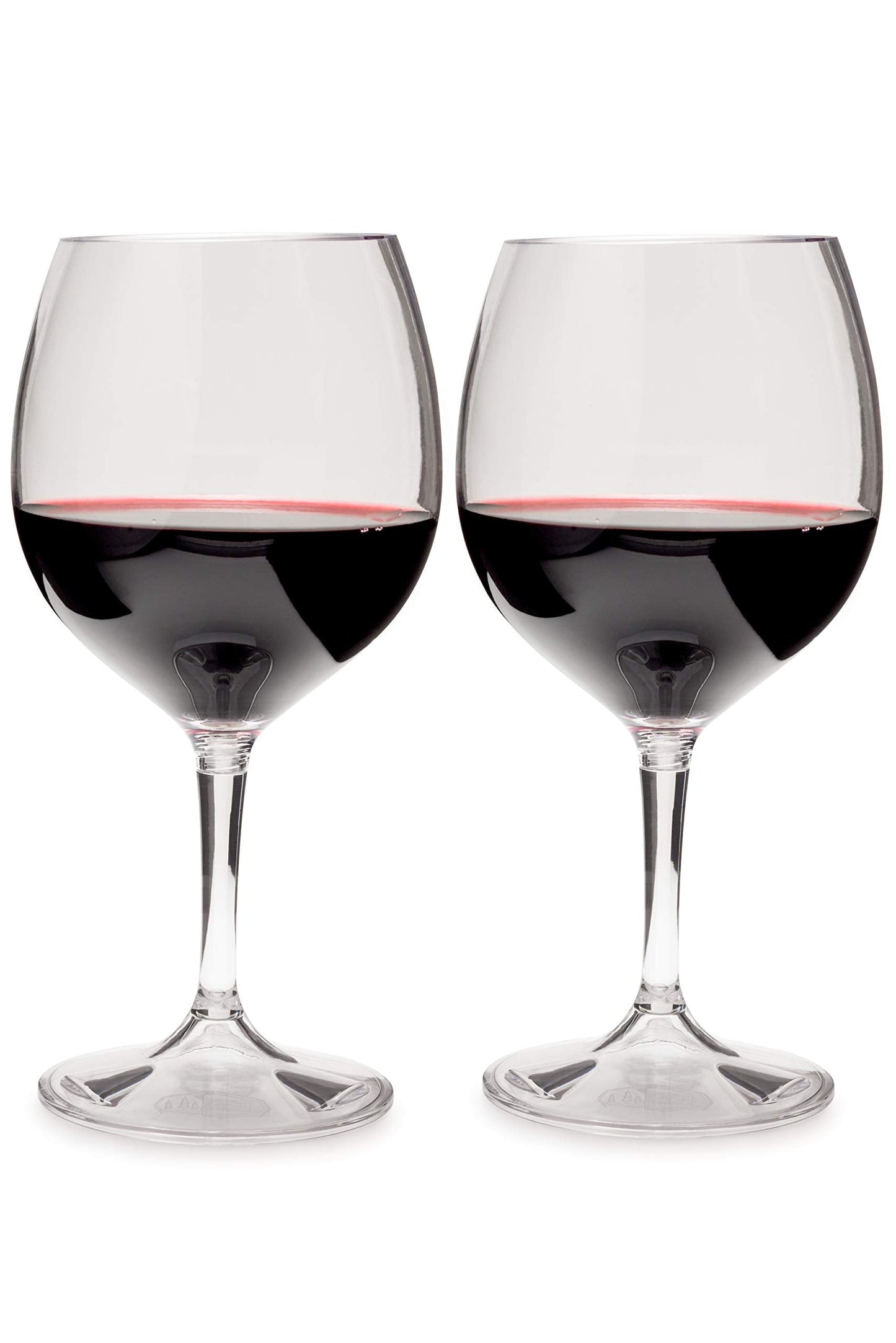GSI Outdoors Nesting Red Wine Glass Set for Compact Storage and Comfortable Drinking, 15 fl. oz., 79312