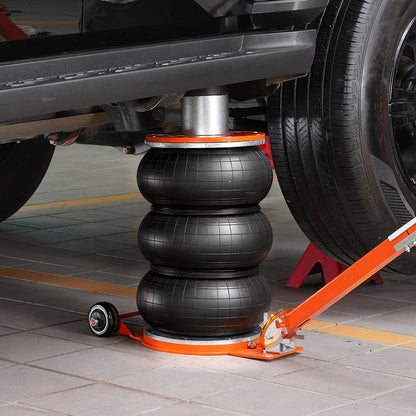 VEVOR Air Jack, 5 Ton/11000 lbs, 4-10 S Pneumatic Lifting Jack with Heightened Column & Adjustable Handle, Easy-to-Lift & Space-Saving Jack with Thick Rubber Pad, Fits for Sedan, SUV, Pickup Truck