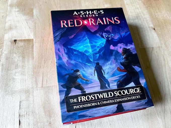 Plaid Hat Games Ashes Reborn: Red Rains Frostwild Scourge Expansion Decks – Phoenixborn &amp Chimera Set for 1-2 Players Ages 14+ – Requires Corpse of Viros &amp Master Set