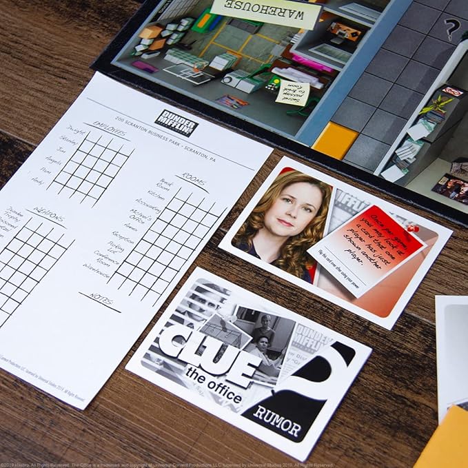 Hasbro CLUE: The Office Edition Board Game