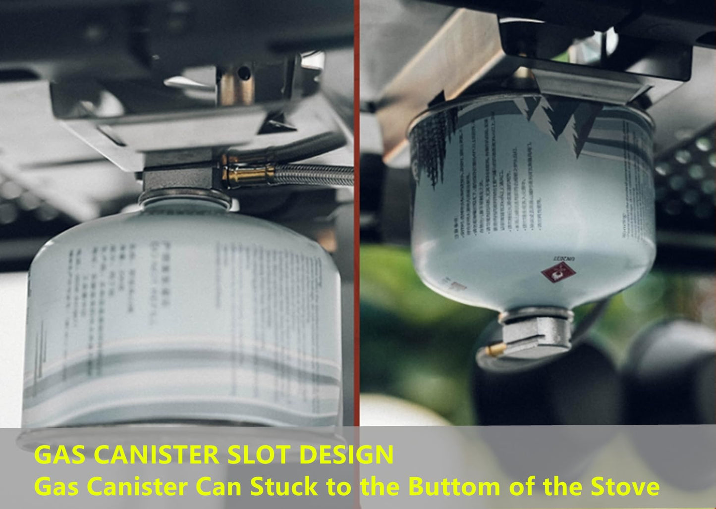 ONLYFIRE OUTDOOR LIVING IGT Camping Table Kit with Propane Gas Stove & Carry Bag, Portable Folding Camp Table, IGT Unit Combination Combo for Picnic, RV, Tailgating, Patio, Backyard, GS337