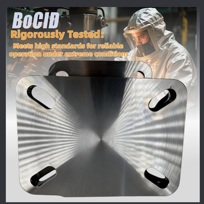 BoCID Heavy Duty Bearing Plate Turntable 5,500 Lb Rating Greaseablle, Kingpinless Design, for Workstations & Displays Industrial Ball Bearing Turntable Swivel Plate 6.3"x4.53"
